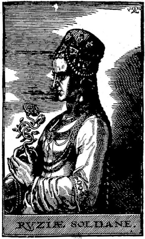 Portrait of Haseki Hürrem Sultan, known as Roxelana, wife of Süleyman I