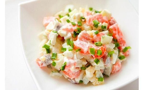Дивовижно смачно — салат з червоною рибою