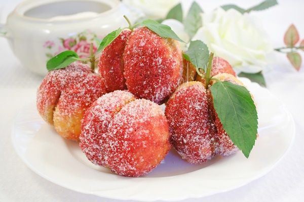 Дуже смачні та красиві тістечка "Персики" родом з дитинства