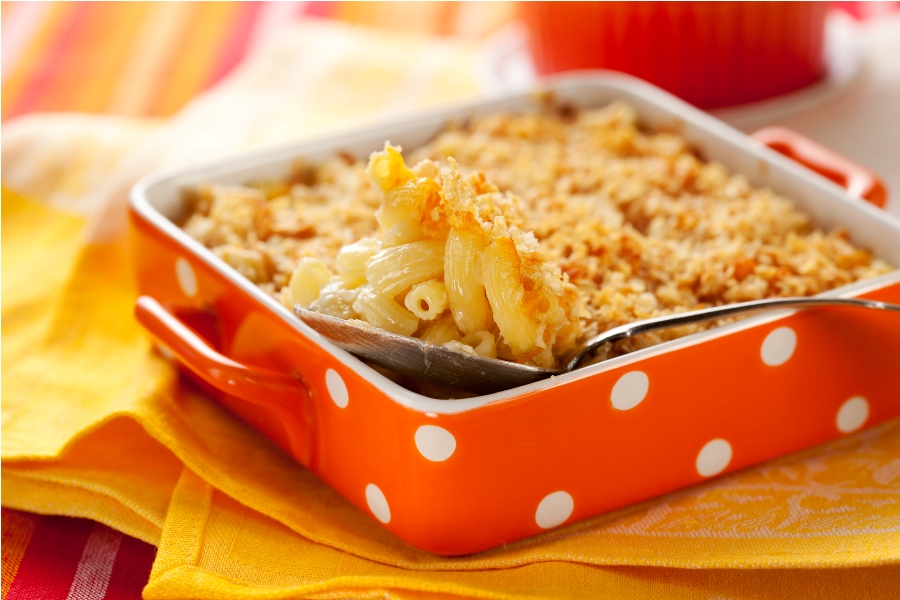 Baked macaroni and cheese