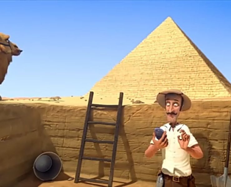 Кумедний короткометражний мультфільм про єгипетські піраміди