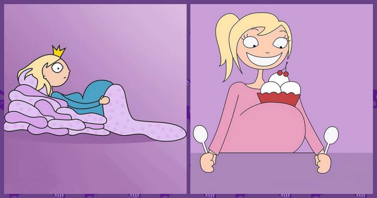 Вся правда про вагітність у кумедних коміксах