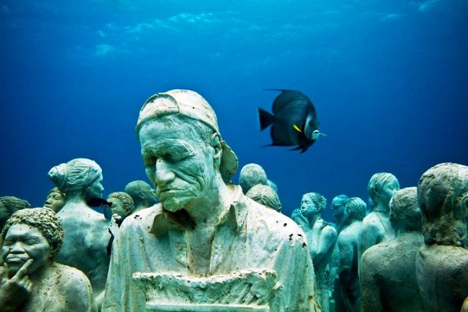 Музей підводних скульптур, Канкун, Мексика