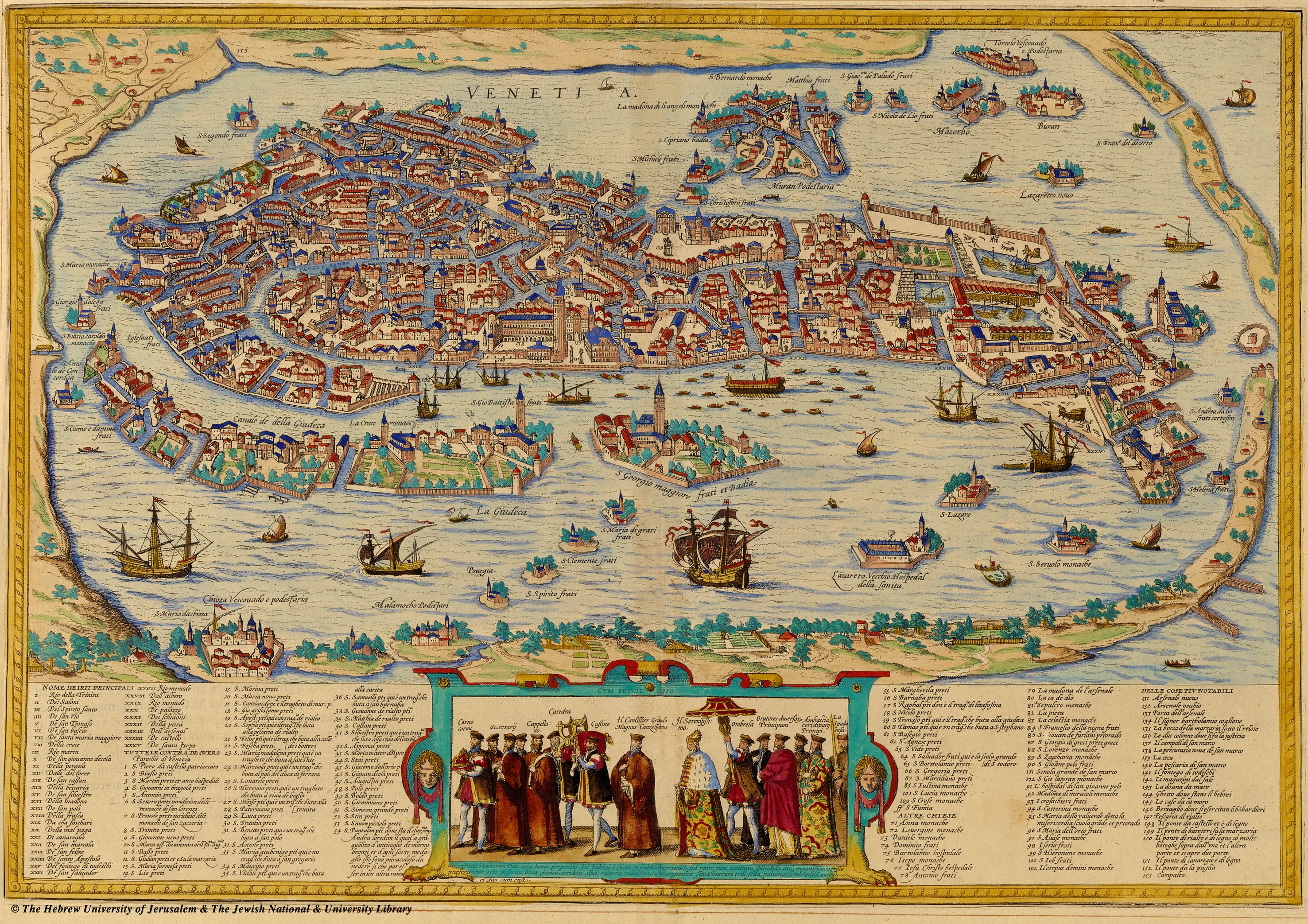 Стародавня карта Венеції