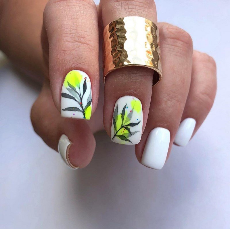 Флористичний дизайн нігтів