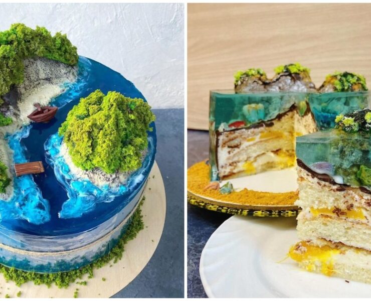 20 кондитерських шедеврів: кухарі сумують за тропічним островам і відтворюють їх у вигляді тортиків