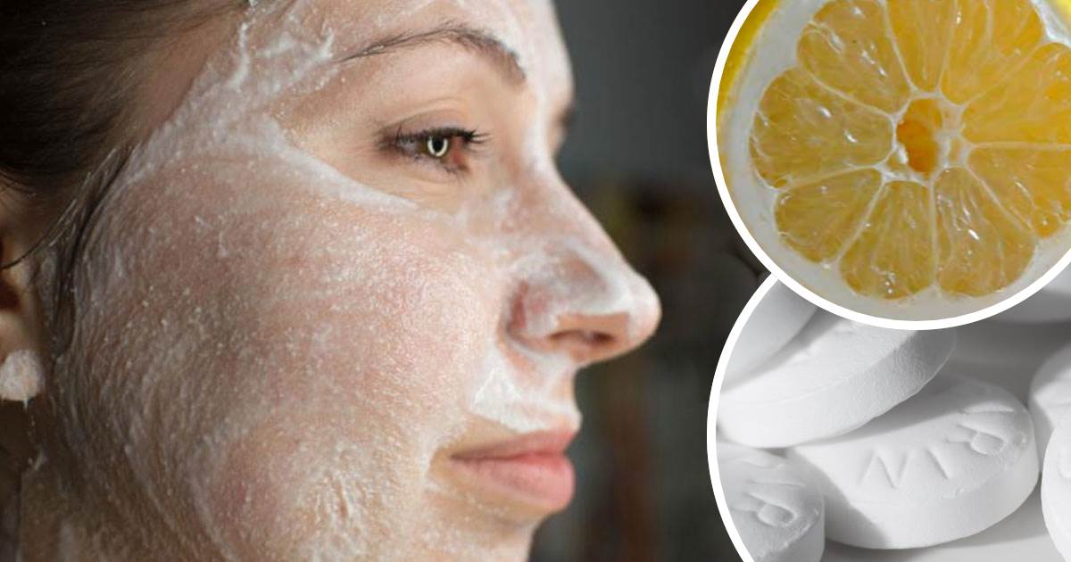Аспірин і лимон — майже все, що потрібно для розкішної маски для лиця