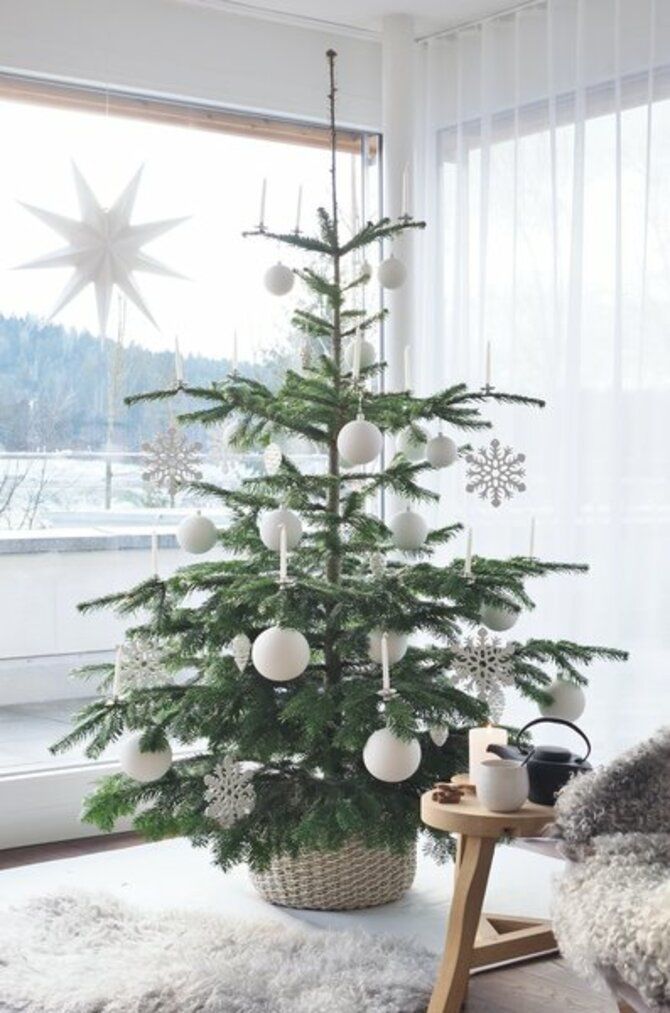 Різдвяний декор: 40 казкових ідей прикрашання маленької ялинки 17