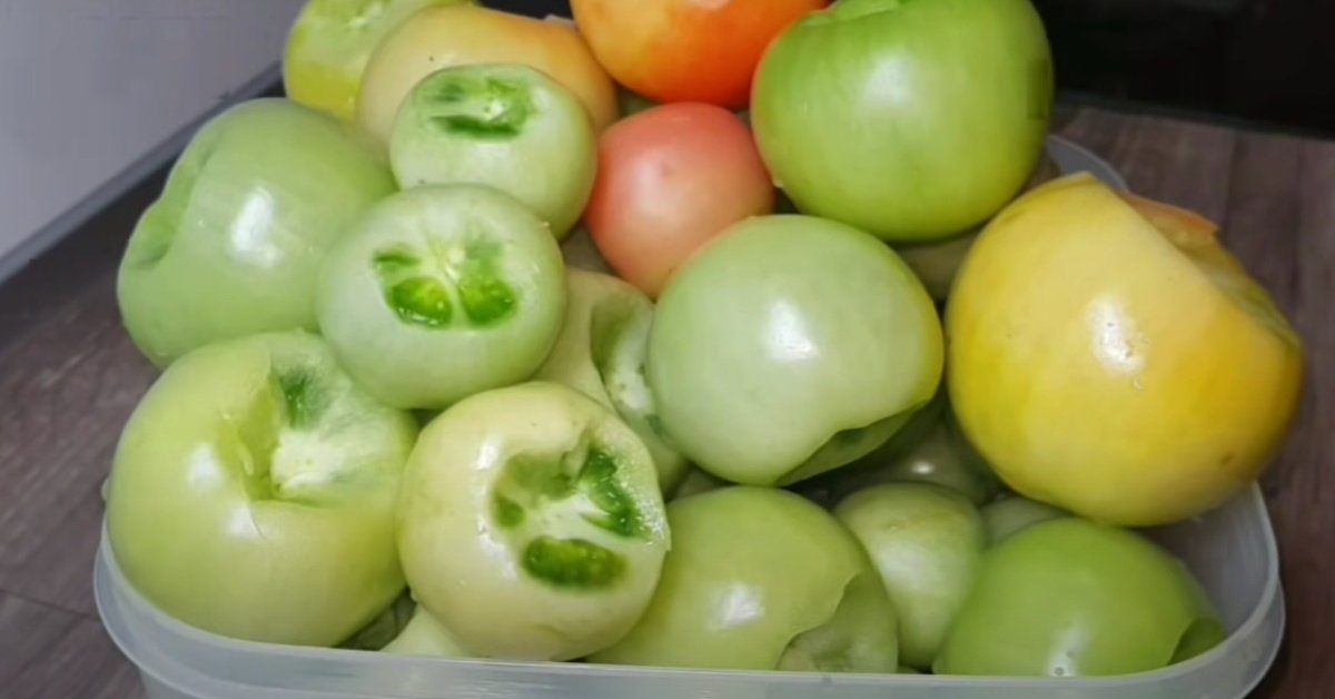 рецепт маринованих зелених помідорів